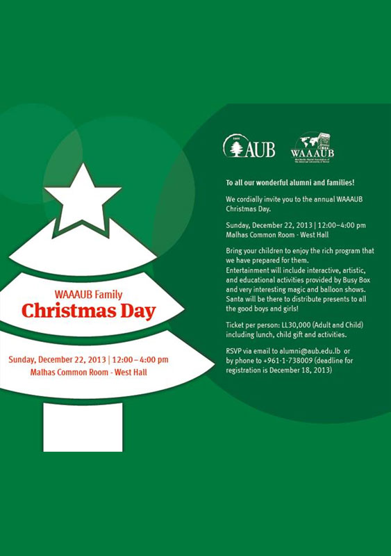 WAAAUB Family Christmas Day