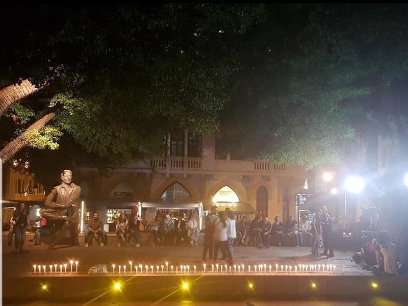 Protesters Honor Alaa Abou Fakher