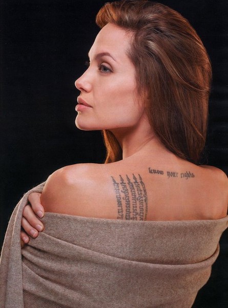 Angelina Jolies Tattoos