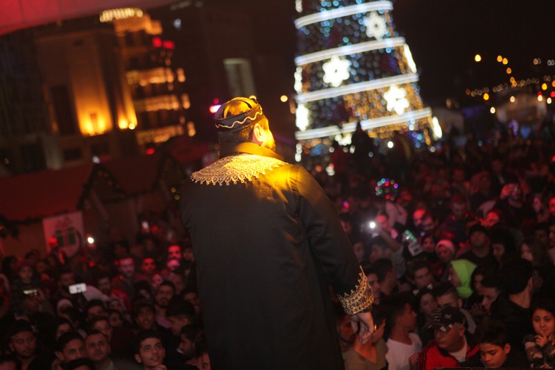 Showtime Beirut performing at Beirut Christmas Village 2018 organized by BEASTS