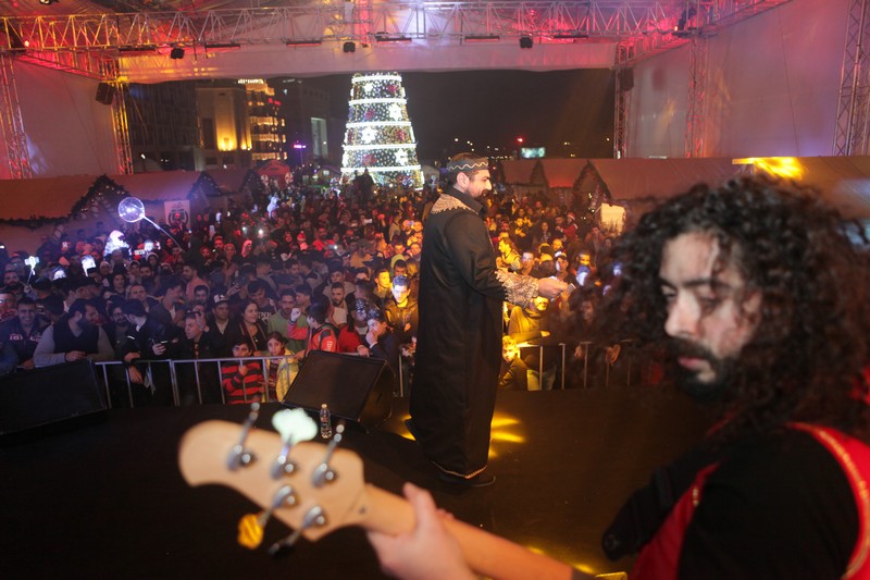 Showtime Beirut performing at Beirut Christmas Village 2018 organized by BEASTS