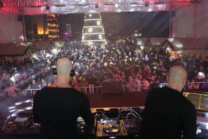 AB Brothers at Beirut Christmas Village 2018 by BEASTS
