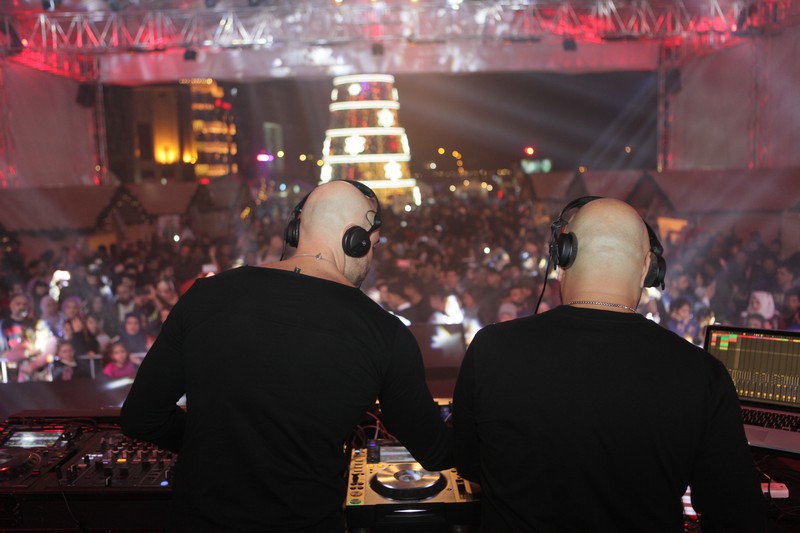 AB Brothers at Beirut Christmas Village 2018 by BEASTS