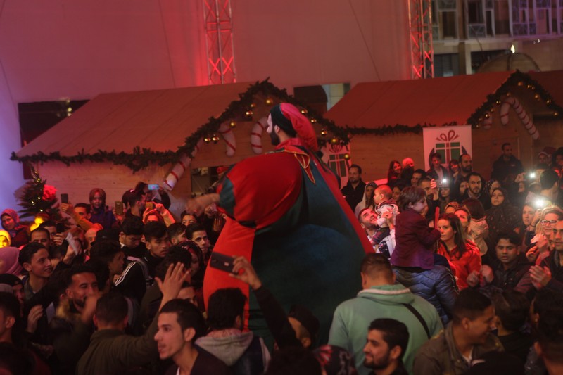 Showtime Beirut performing at Beirut Christmas Village 2018 organized by BEASTS