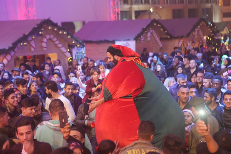 Showtime Beirut performing at Beirut Christmas Village 2018 organized by BEASTS