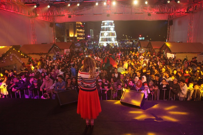 Showtime Beirut performing at Beirut Christmas Village 2018 organized by BEASTS
