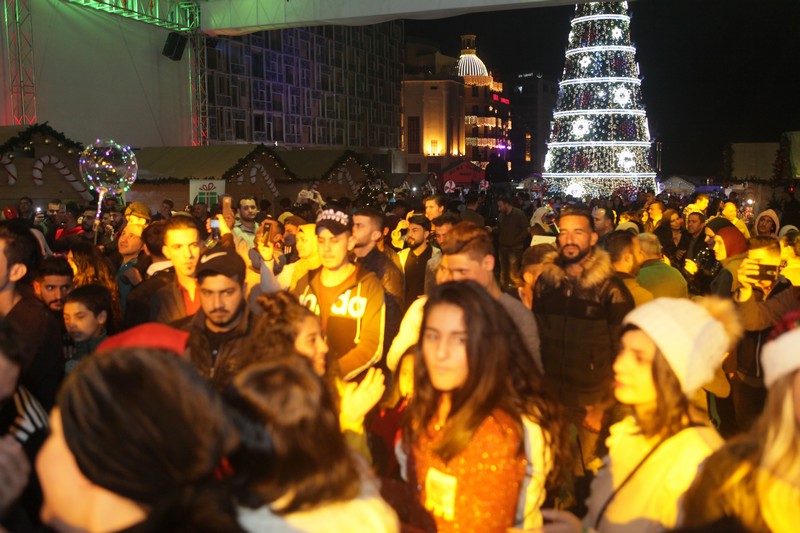 Showtime Beirut performing at Beirut Christmas Village 2018 organized by BEASTS