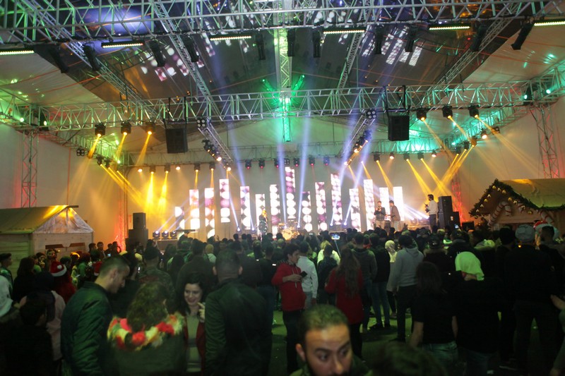 Showtime Beirut performing at Beirut Christmas Village 2018 organized by BEASTS