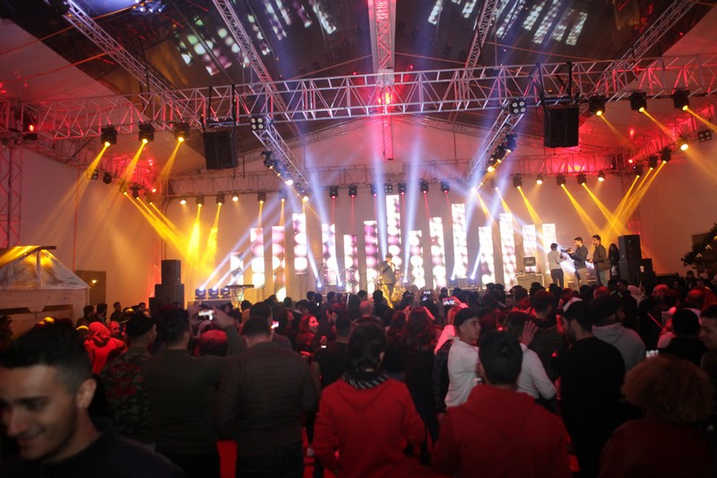 Showtime Beirut performing at Beirut Christmas Village 2018 organized by BEASTS