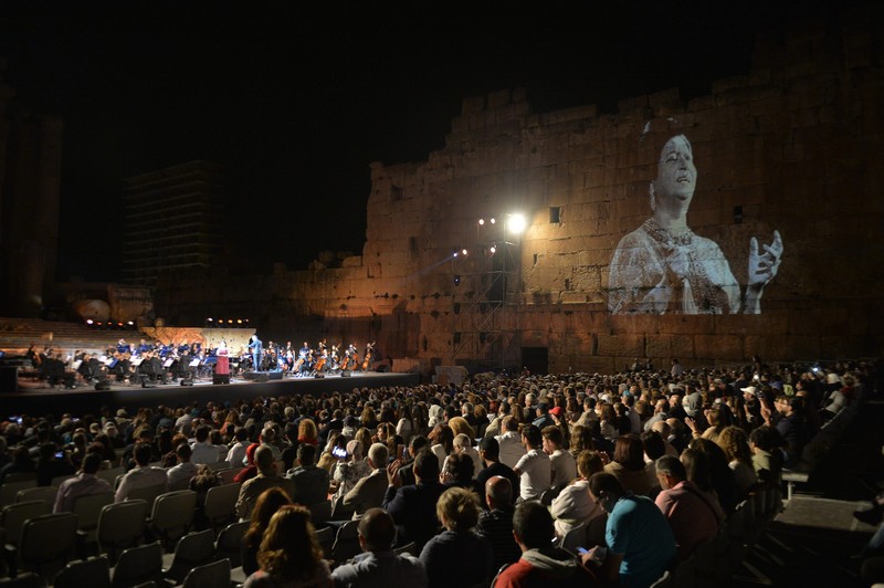 Baalbeck remembers Oum Kalthoum