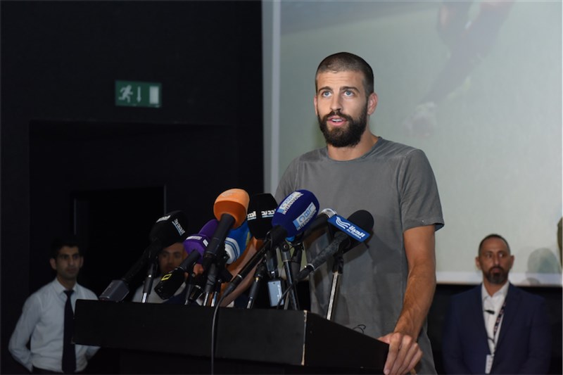 Gerard Pique,Sergio Busquets & Jordi Alba at CCBe