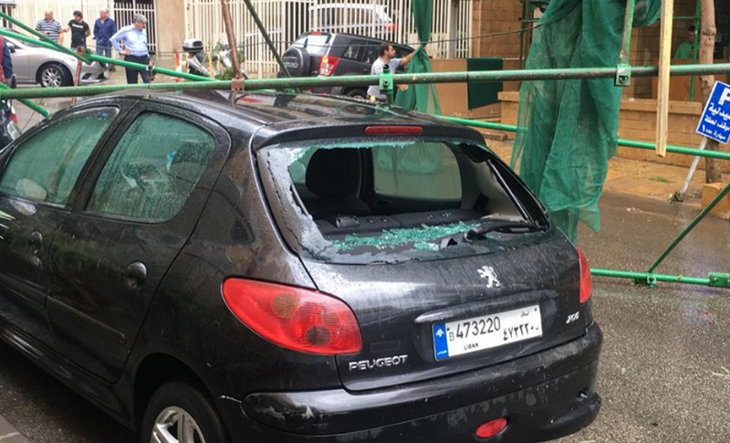 Damages Caused by Storm in Lebanon
