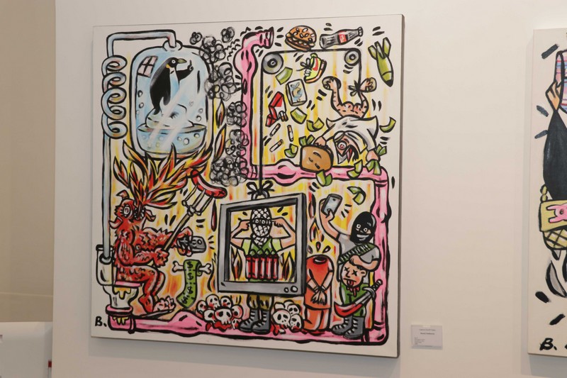 Benoit Debbane, Exhibition of Doodlings on the theme OUGA OUGA