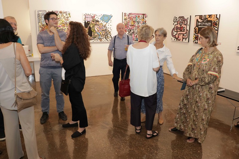 Benoit Debbane, Exhibition of Doodlings on the theme OUGA OUGA