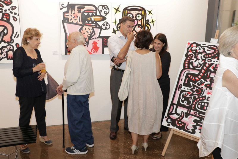 Benoit Debbane, Exhibition of Doodlings on the theme OUGA OUGA