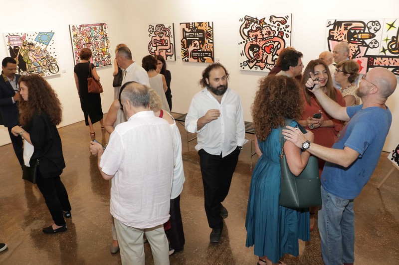 Benoit Debbane, Exhibition of Doodlings on the theme OUGA OUGA