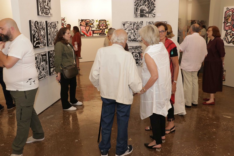 Benoit Debbane, Exhibition of Doodlings on the theme OUGA OUGA