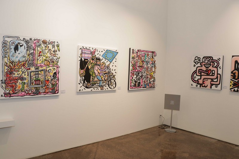 Benoit Debbane, Exhibition of Doodlings on the theme OUGA OUGA