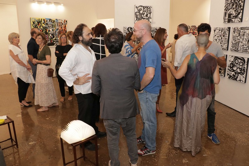 Benoit Debbane, Exhibition of Doodlings on the theme OUGA OUGA