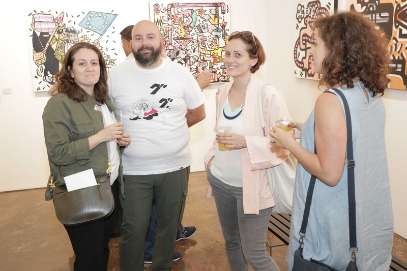 Benoit Debbane, Exhibition of Doodlings on the theme OUGA OUGA