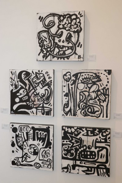 Benoit Debbane, Exhibition of Doodlings on the theme OUGA OUGA