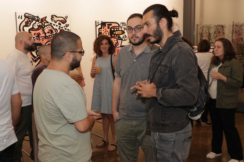 Benoit Debbane, Exhibition of Doodlings on the theme OUGA OUGA