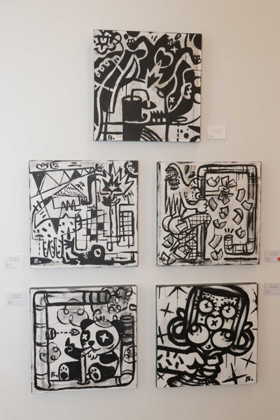Benoit Debbane, Exhibition of Doodlings on the theme OUGA OUGA