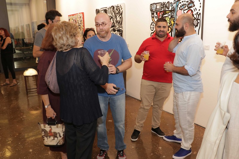 Benoit Debbane, Exhibition of Doodlings on the theme OUGA OUGA