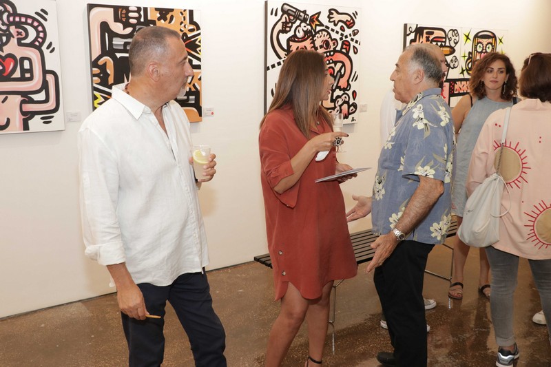 Benoit Debbane, Exhibition of Doodlings on the theme OUGA OUGA
