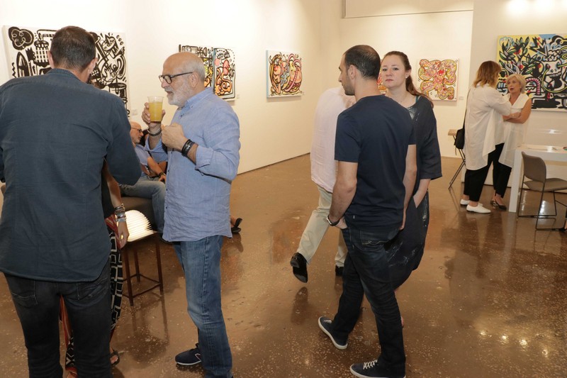 Benoit Debbane, Exhibition of Doodlings on the theme OUGA OUGA