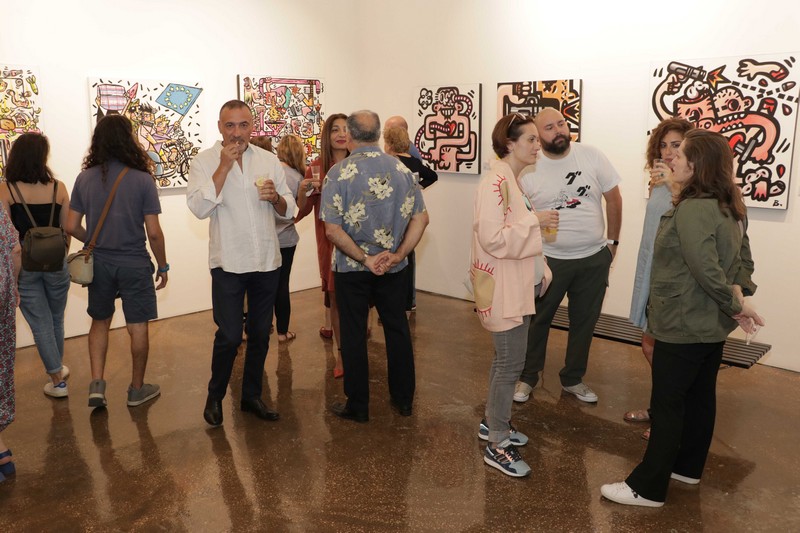 Benoit Debbane, Exhibition of Doodlings on the theme OUGA OUGA