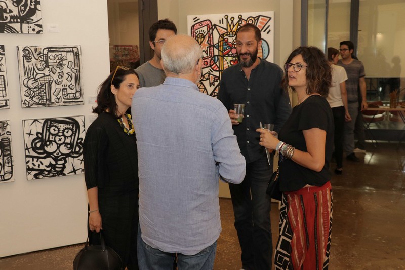 Benoit Debbane, Exhibition of Doodlings on the theme OUGA OUGA