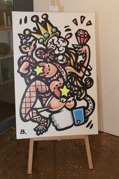 Benoit Debbane, Exhibition of Doodlings on the theme OUGA OUGA