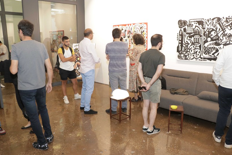 Benoit Debbane, Exhibition of Doodlings on the theme OUGA OUGA