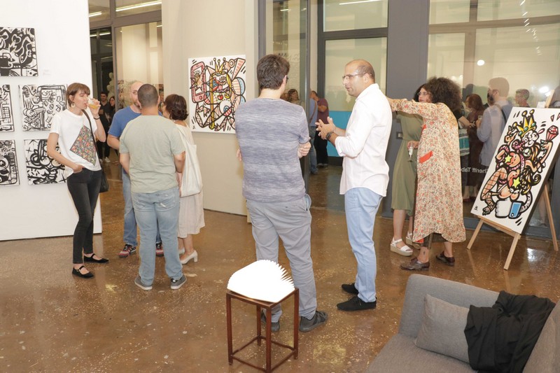 Benoit Debbane, Exhibition of Doodlings on the theme OUGA OUGA