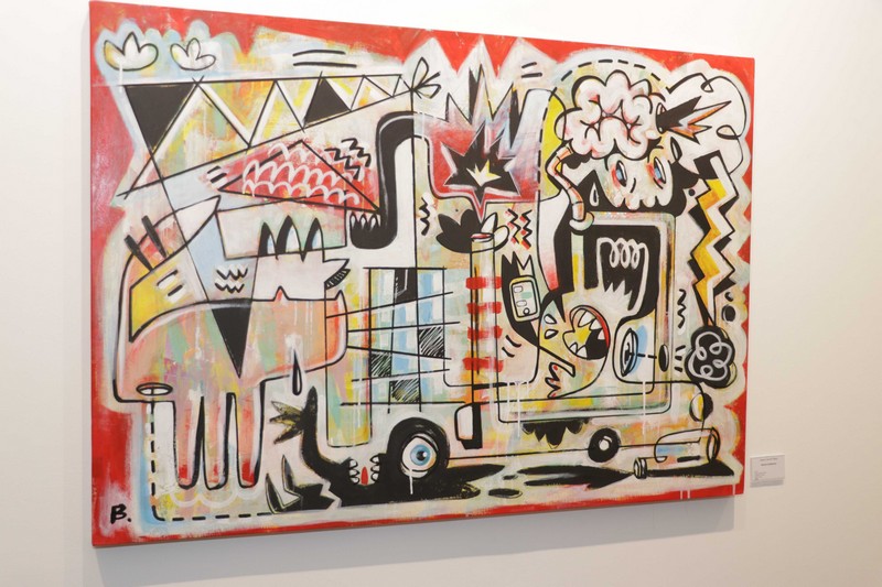 Benoit Debbane, Exhibition of Doodlings on the theme OUGA OUGA