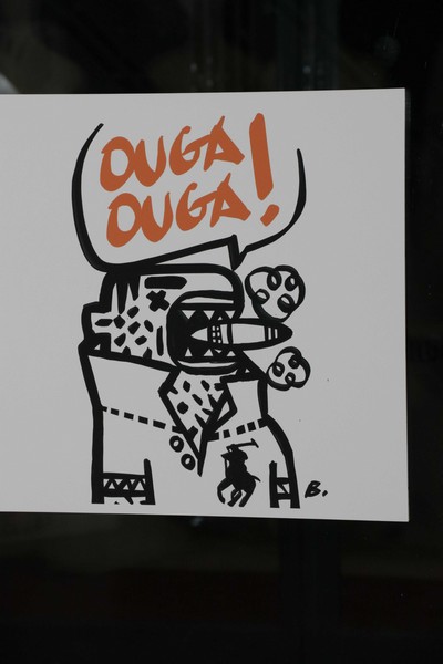 Benoit Debbane, Exhibition of Doodlings on the theme OUGA OUGA
