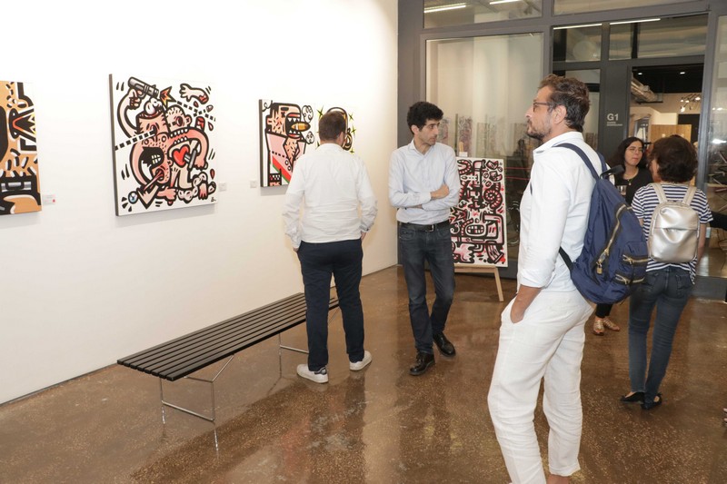 Benoit Debbane, Exhibition of Doodlings on the theme OUGA OUGA
