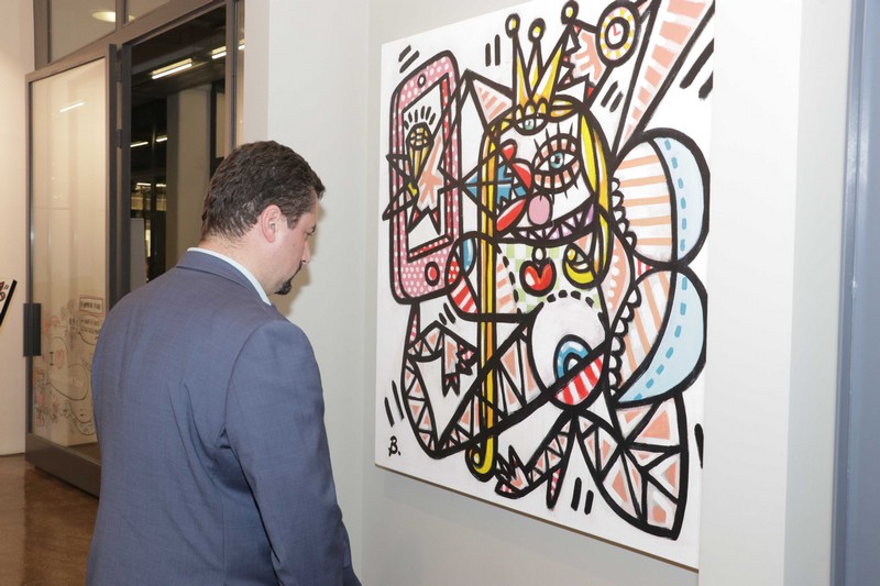 Benoit Debbane, Exhibition of Doodlings on the theme OUGA OUGA