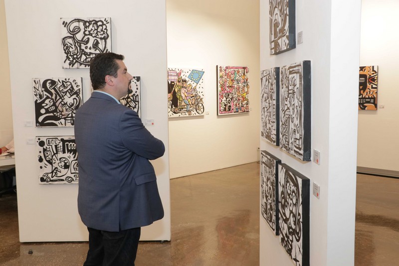 Benoit Debbane, Exhibition of Doodlings on the theme OUGA OUGA