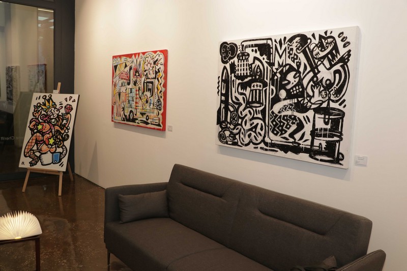 Benoit Debbane, Exhibition of Doodlings on the theme OUGA OUGA