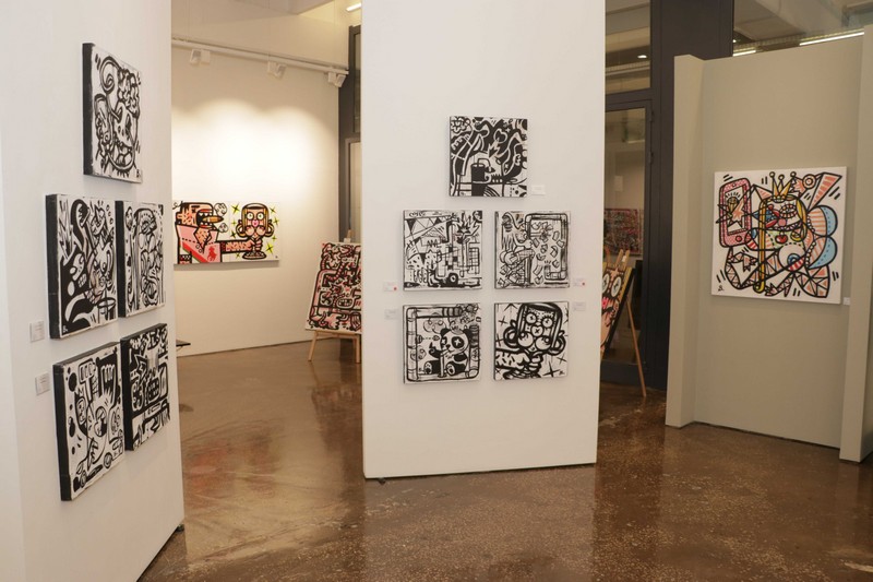 Benoit Debbane, Exhibition of Doodlings on the theme OUGA OUGA