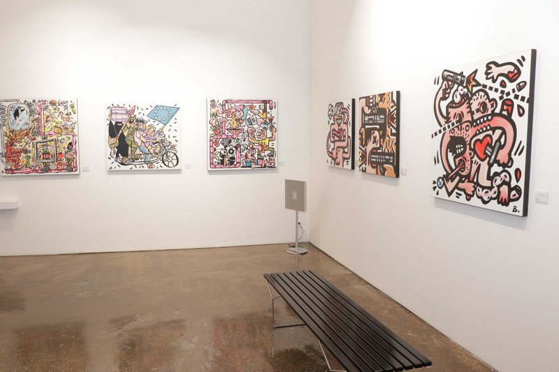 Benoit Debbane, Exhibition of Doodlings on the theme OUGA OUGA
