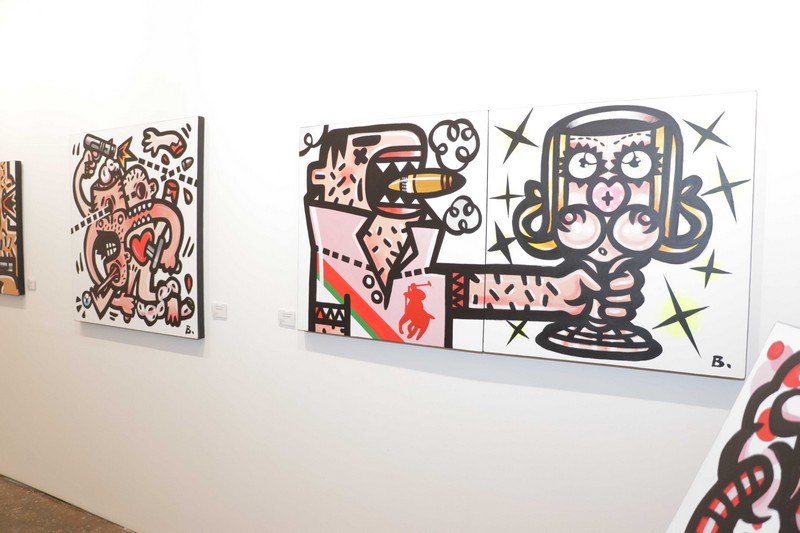 Benoit Debbane, Exhibition of Doodlings on the theme OUGA OUGA