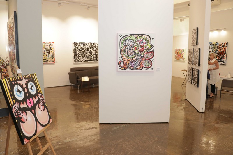 Benoit Debbane, Exhibition of Doodlings on the theme OUGA OUGA