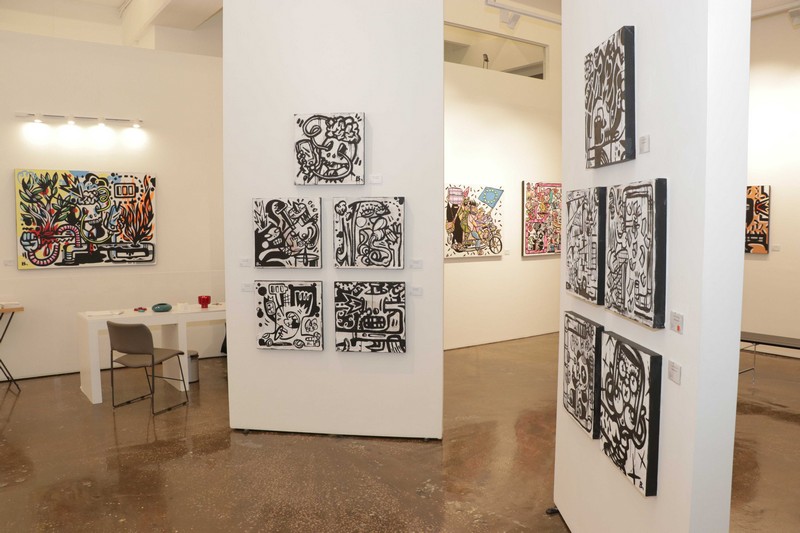 Benoit Debbane, Exhibition of Doodlings on the theme OUGA OUGA