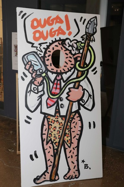 Benoit Debbane, Exhibition of Doodlings on the theme OUGA OUGA