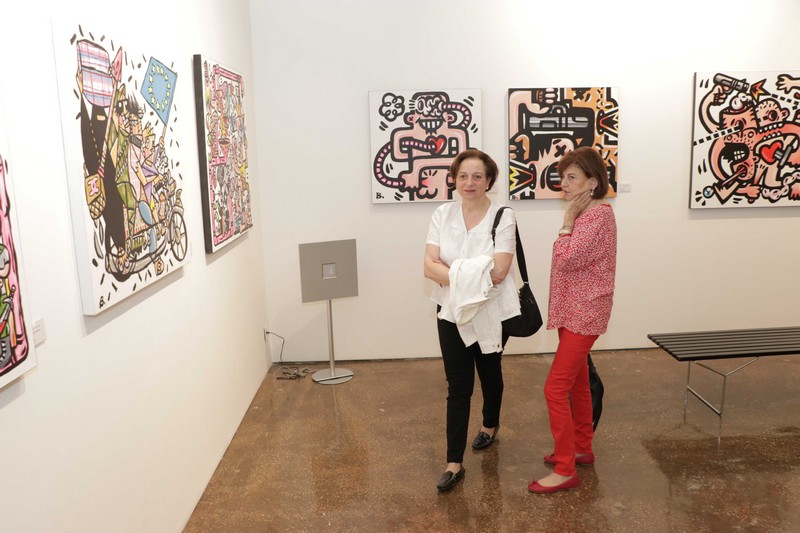 Benoit Debbane, Exhibition of Doodlings on the theme OUGA OUGA
