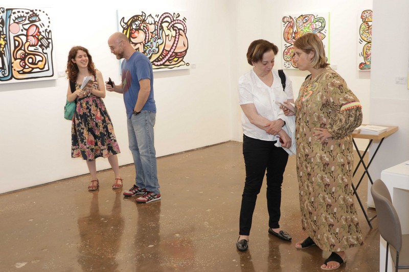 Benoit Debbane, Exhibition of Doodlings on the theme OUGA OUGA