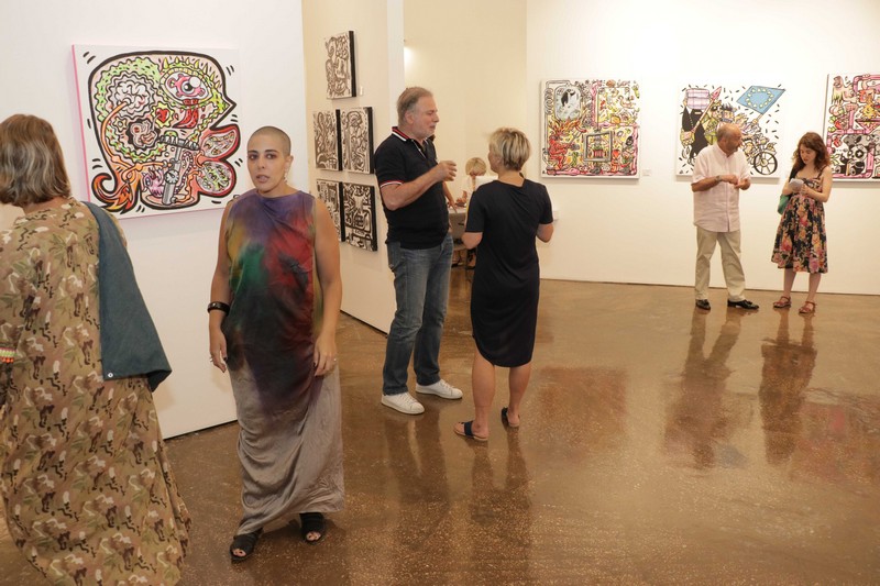 Benoit Debbane, Exhibition of Doodlings on the theme OUGA OUGA